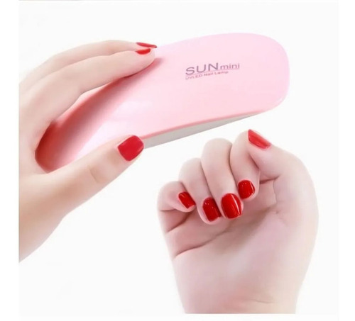 Secador De Uñas Lampara Uv Led Sun Mini 6w Color Disponible