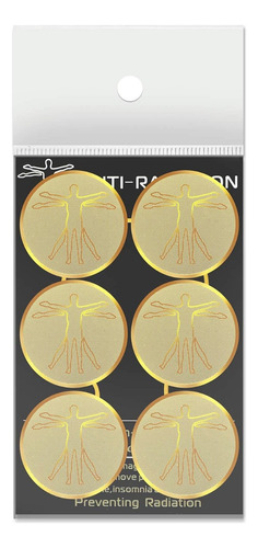 Antiradiación Stickers X 6 Und. Protector Celular, Pc, Etc