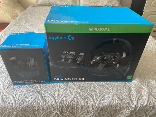 Volante Logitech G920 + Câmbio Manual 