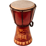 Djembe Drum Carved Bongo La Música De Inspiración Afr...