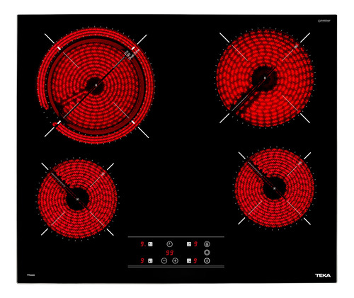 Parrilla Eléctrica Teka Total Tt 6420 Negra 220v - 240v