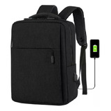 Mochila Para Laptop 15.6  Con Salida Para Cable De Carga Usb