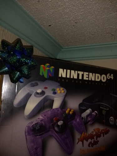 Nintendo 64 Atomic Purple Solo Coleccionista! Serio. Y Conoc