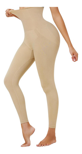 Leggings De Compresión Para Mujer, Pantalones Color De Piel