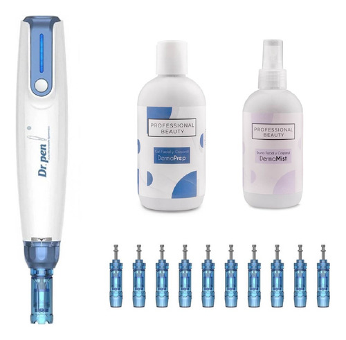 Kit Dr Pen A9 Inalámbrico + Dermaprep + Dermamist + Agujas