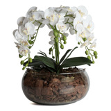 Planta Artificial P/ Sala Decorativa Orquídea Super Realista