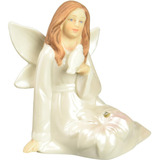 Angelstar Porcelana Lirio Ángel Mini Figura-paz