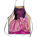 Delantal Cocina Infantil Muñeca Barbie Personaje 33x45