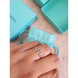 Anillo Tiffany Love, Poco Uso, Excelente Estado