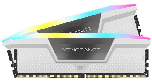 Memoria Rgb Corsair Vengeance (2 X 16 Gb) Ddr5 6000 Mhz, Color Blanco