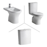 Combo Juego De Baño Ferrum Varese Deposito Inodoro Bidet 1a