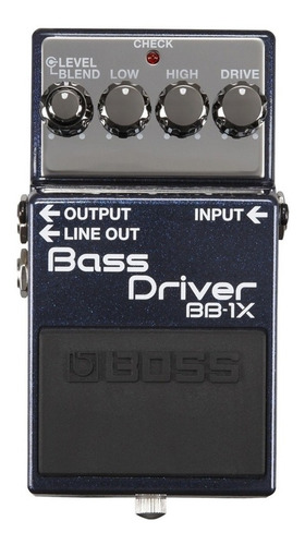 Boss Bb-1x Bass Driver Pedal Efecto Bajo