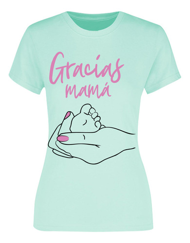 Playera Mamá - Gracias Mamá - Regalo Día 10 Mayo