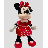 Minnie Mimi Mouse De Peluche  Roja 50cm Excelente Calidad