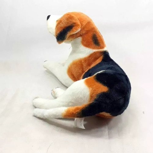 Cachorro Pelúcia Beagle Deitado 42 Cm