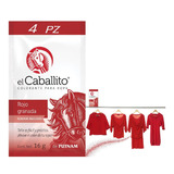 Colorante Caballito Teñir Telas Ropa Tye Rojo Granada (4pz)