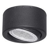 Spot Plafon Monovolumen Movil 411 Negro Apto Ar111 Led