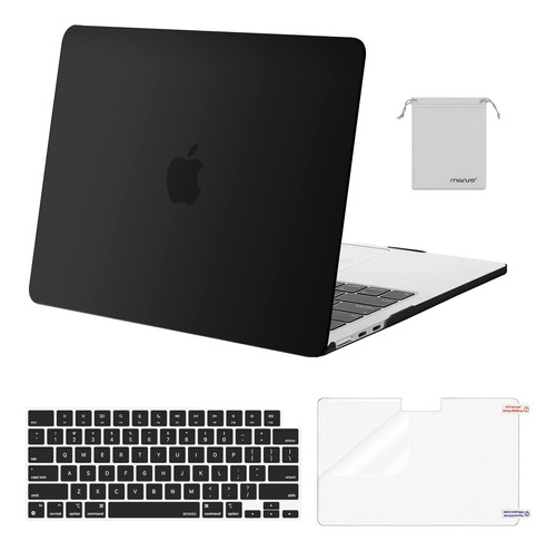 Funda Completa Macbook Air 13.6 2024-2023 A2681 M2 Negra