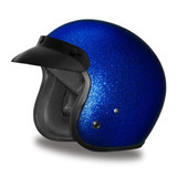 Daytona Helmets D O T Cruiser - Blue Metal Flake