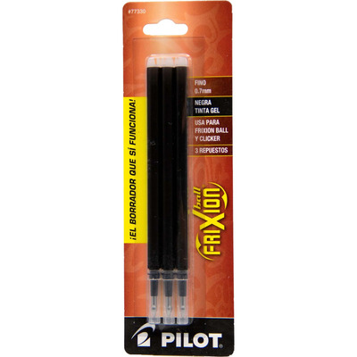 Pack 10pz Repuesto P/boligrafo Pilot 77330 P/frixion Bl/3 Ne
