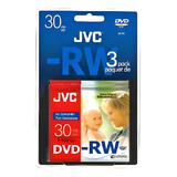 Mini Dvd-rw 30min 1.4gb Regravável Jvc Filmadoras 3-pack