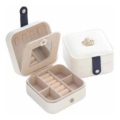 Caja Joyero Organizador Para Accesorios Anillo Joyas