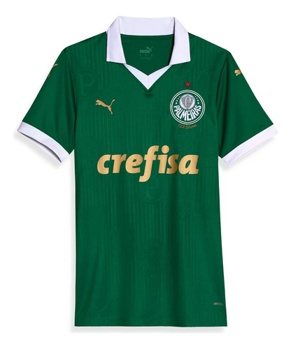 Camisa Feminina Palmeiras I 2024 Puma Verde Original Oficial