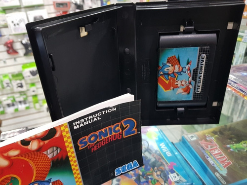 Sonic The Hedgehog 2 Original Na  Caixa Mega Drive Tec Toy +