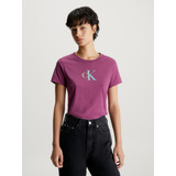 Polera Gradient Ck Morado Calvin Klein