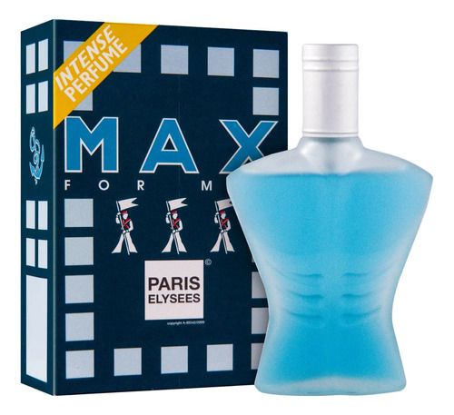 Max Paris Elysees Eau De Toilette - Perfume Masculino 100ml