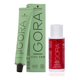 Kit Igora Zero Amm 7.77 Louro Médio Cobre E Ox 30vol 60ml