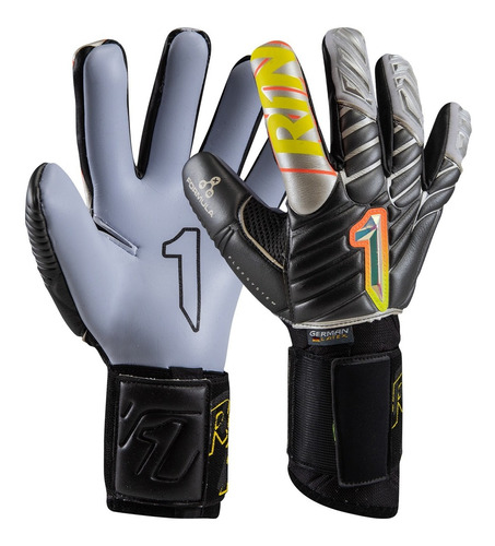 Guantes De Portero Rinat Meta Pro Adulto Gris Oxford