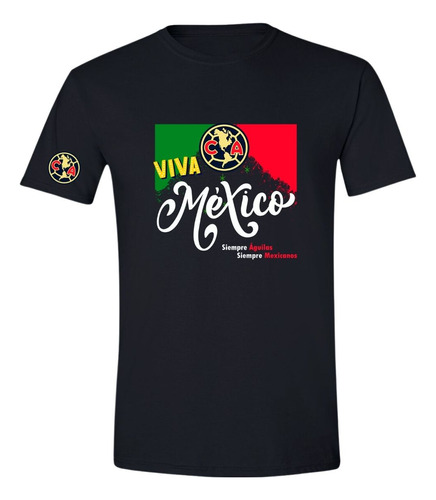 Jersey Playera Mexicana Fútbol América Hombre Viva México