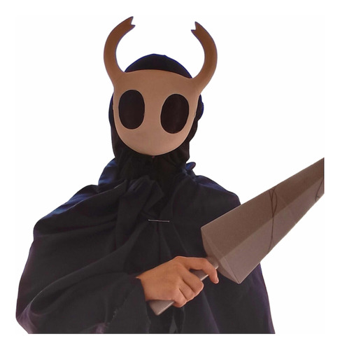 Hollow Knight Cosplay Mascara (no Incluye Malla En Los Ojos)