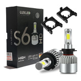 Kit S6 Led Cree H7 + Adaptadores Ford Fiesta Focus Kinetic