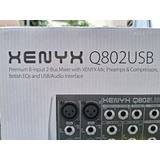 Mezclador Behringer Xenyx Q802usb8 Entradas2 Bus Mixer