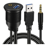 Cable Para Coche Usb 3.0 Y Jack 3.5mm, 3ft