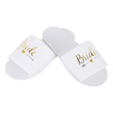 Pantuflas Desechables Estampadas Para Boda, 5 Pares