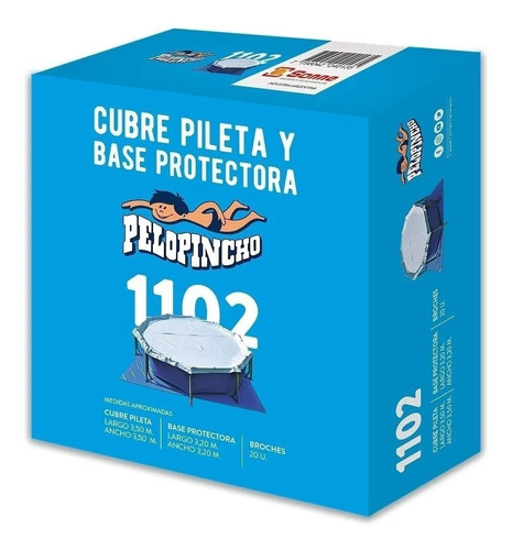 Cubre Pileta Y Base Pelopincho 1102 Lona Cobertor 