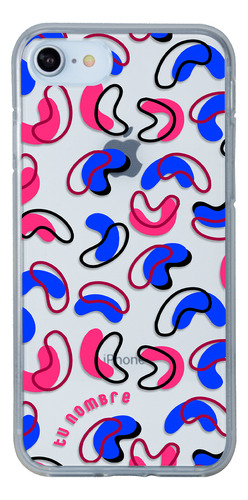 Funda Para iPhone Para Mujer Figuras Abstracto Con Nombre