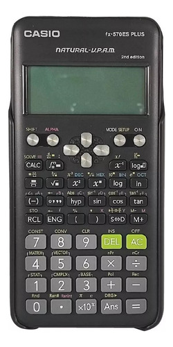 Calculadora Científica Casio Fx-570la Plus Negro 417 Funcion