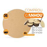 Kit 12 Sousplat 35 Cm Souplat Mdf Liso 