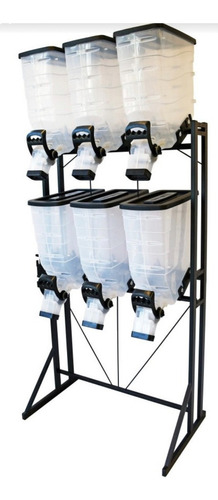 Dispenser Ração Porta Armazenamento Durabox 6x40l Standard