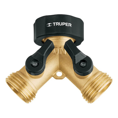 Conector Y Fundido En Latón, Entrada 3\u002F4 , Truper 10375 Color Dorado | MercadoLibre