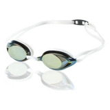 Gafas De Natación Speedo Vanquisher 2.0, Color Dorado/blanco