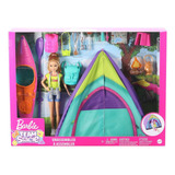Barbie Team Stacie Campamento Con Carpa Y Kayak  Mattel