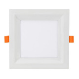 Painel Led Taschibra 18w Quad. Embutir Acabamento Recuado Cor Branco/frio (6500k) 110v/220v