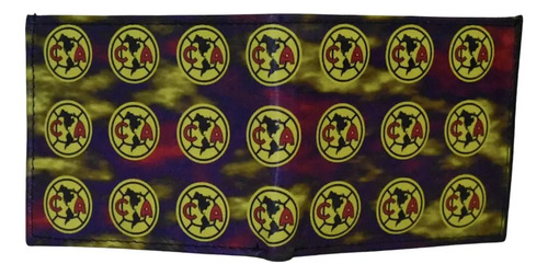 Cartera Billetera De Equipo América De Piel Genuina Casual