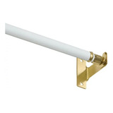 Barra Cortinero Redondo Tubo Cortina Mainstays  48''- 84'' Color Blanco