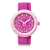 Reloj Flik Flak Pink My Mind Fcsp098 Color De La Correa Rosa